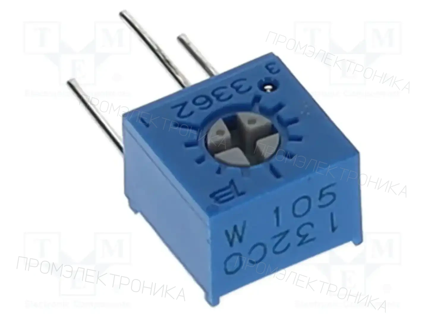 BOURNS 3362W-1-105LF — Потенциометры THT однооборотные