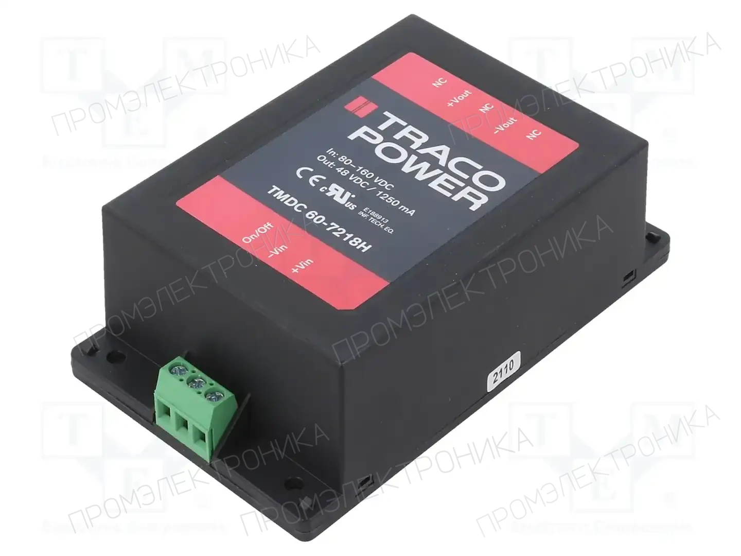 TRACO POWER TMDC 60-7218H — Преобразователи DC/DC
