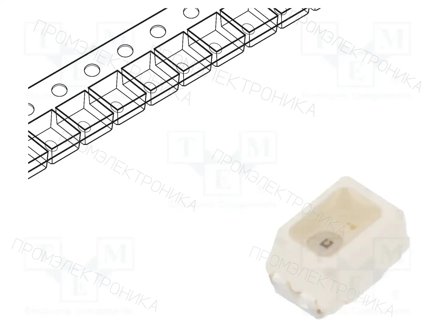 VISHAY VLMP23L2M2-GS08 — Светодиоды SMD цветные