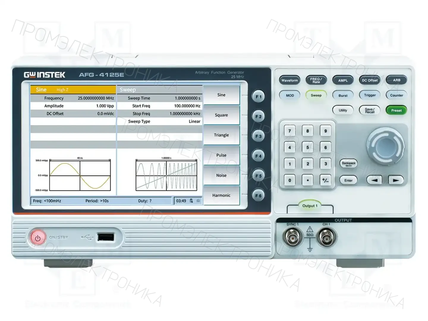 GW INSTEK 03LLAF4125ES — Генераторы и измерители частоты