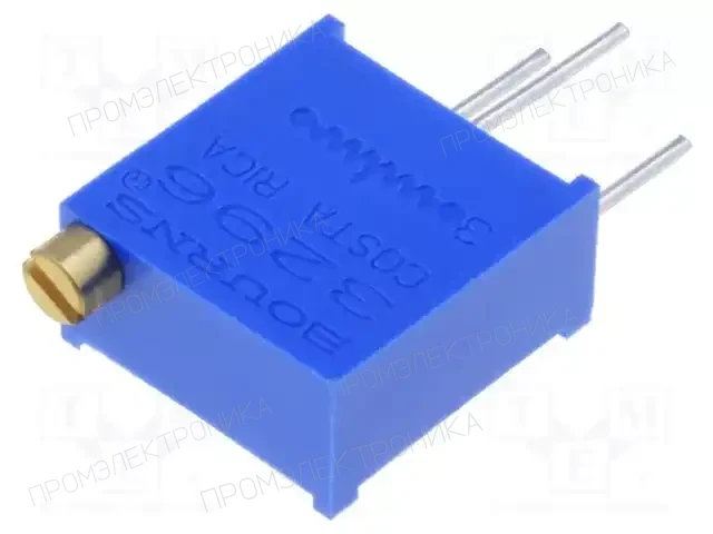 BOURNS 3296Y-1-101LF — Потенциометры THT многооборотные 3/8 дм