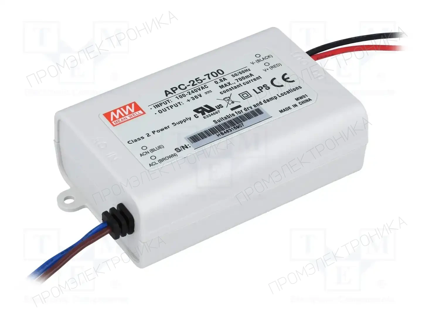 MEAN WELL APC-25-700 — Блоки питания для LED