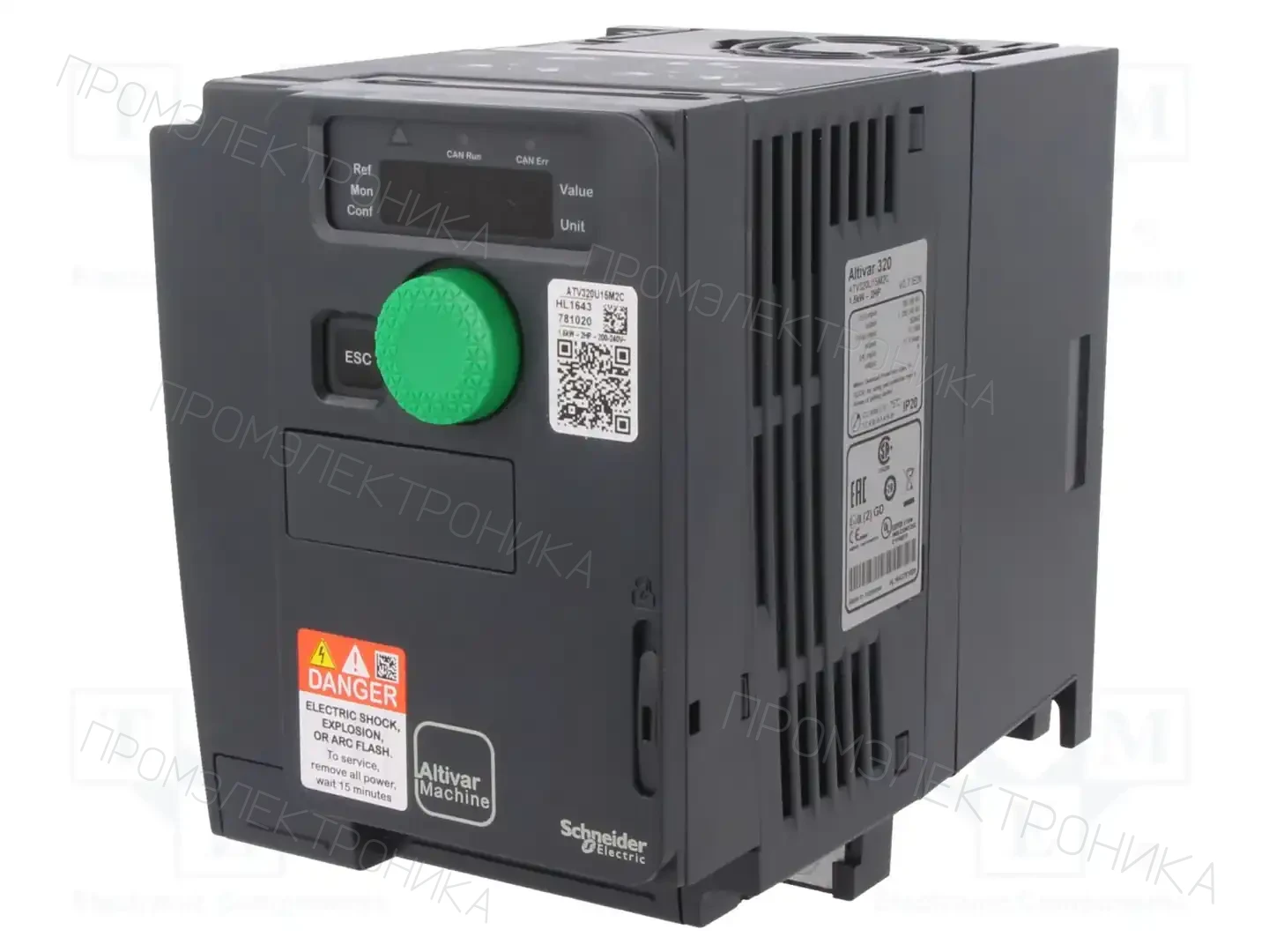 SCHNEIDER ELECTRIC ATV320U15M2C — Однофазные инверторы