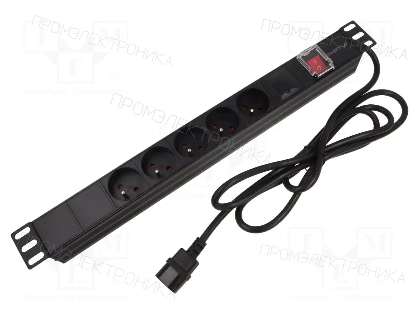LANBERG PDU-05E-0200-IEC-BK — Планки защиты от перенапряжения