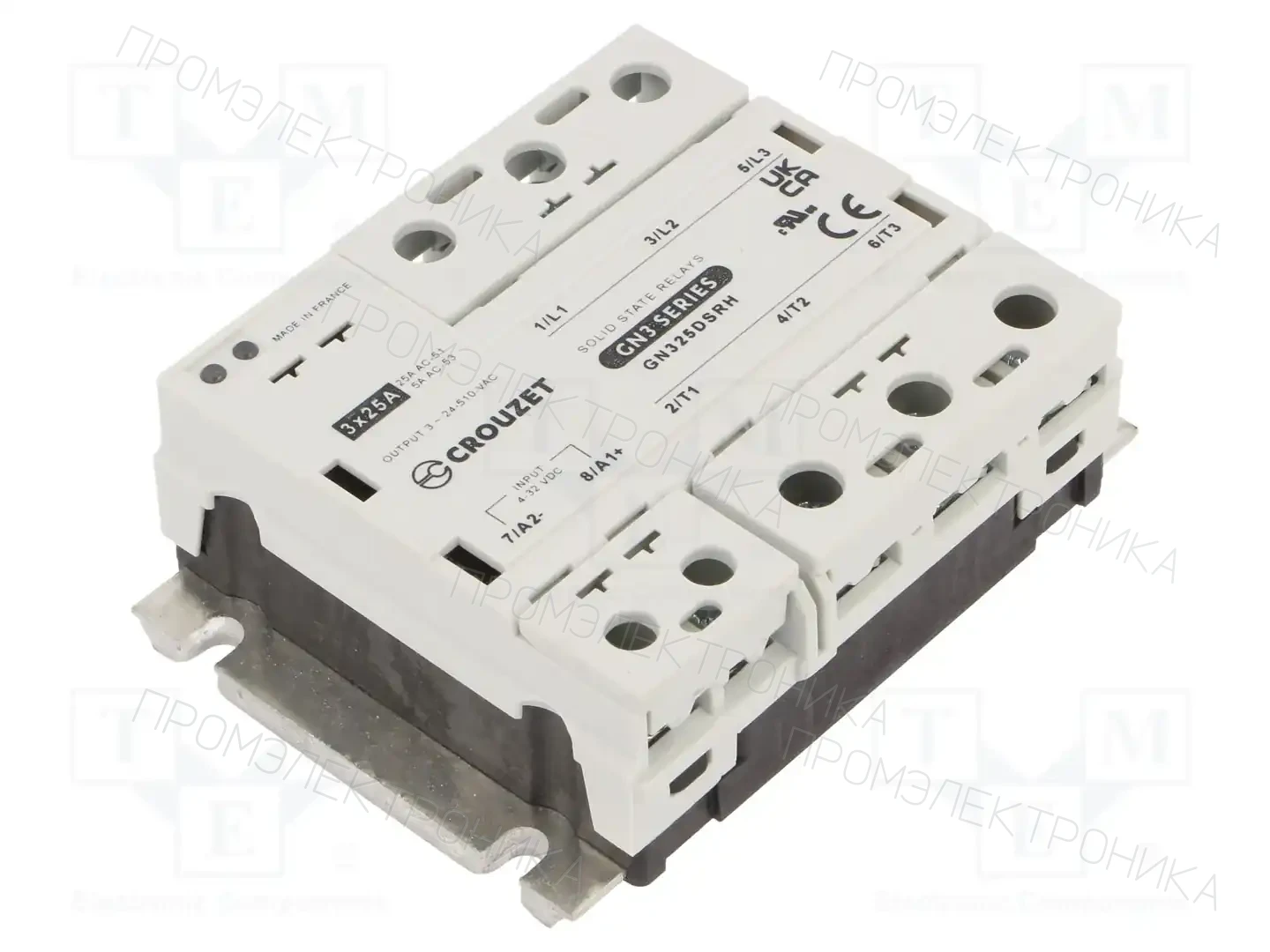 CROUZET GN325DSRH — Реле SSR трехфазные