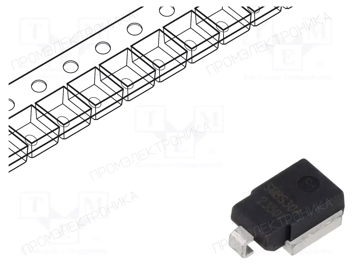 SMC DIODE SOLUTIONS SM8S30ATR — Диоды TVS SMD однонаправленные