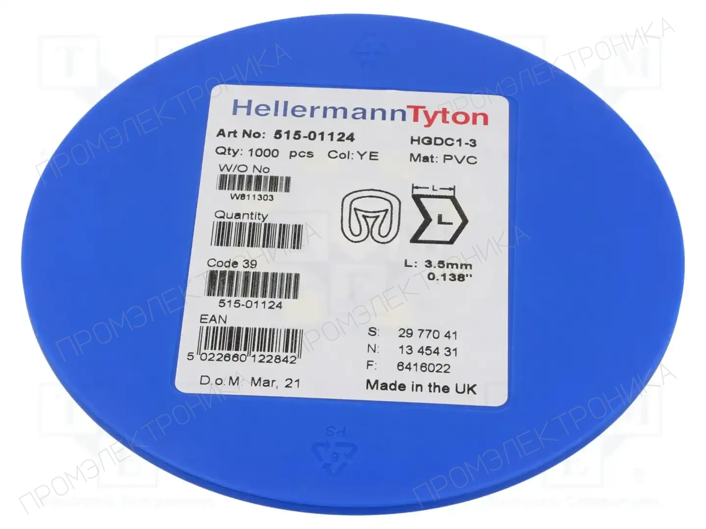 HELLERMANNTYTON 515-01124 — Маркеры проводов