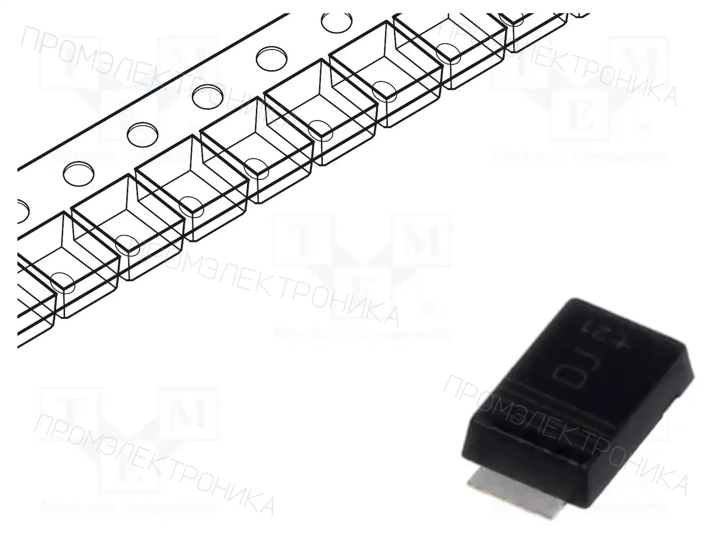 NEXPERIA PMEG10030ELP-QX — Диоды Шотки SMD