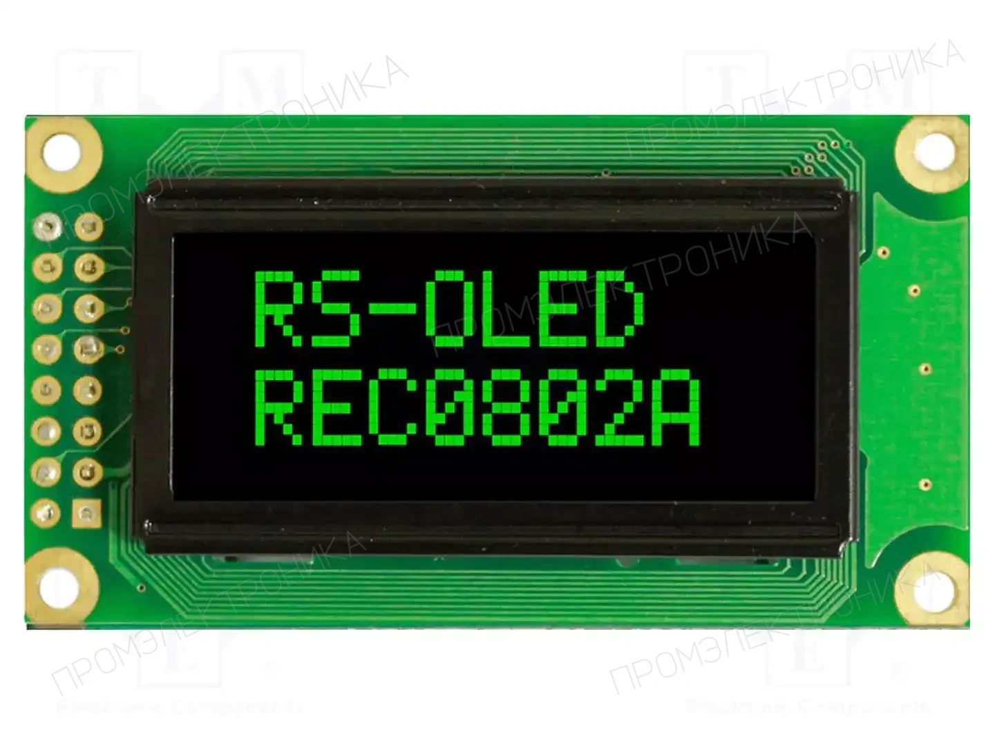 RAYSTAR OPTRONICS REC000802AGPP5N00100 — Дисплеи OLED буквенно-цифровые