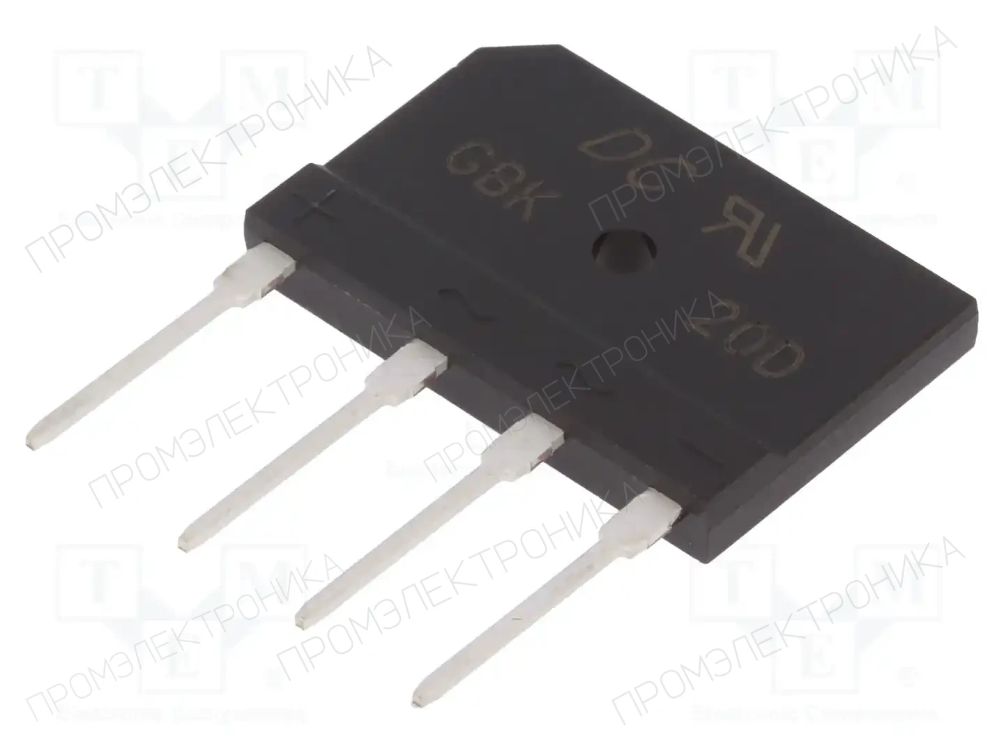 DC COMPONENTS GBK20D — Однофазные мосты диодные плоские