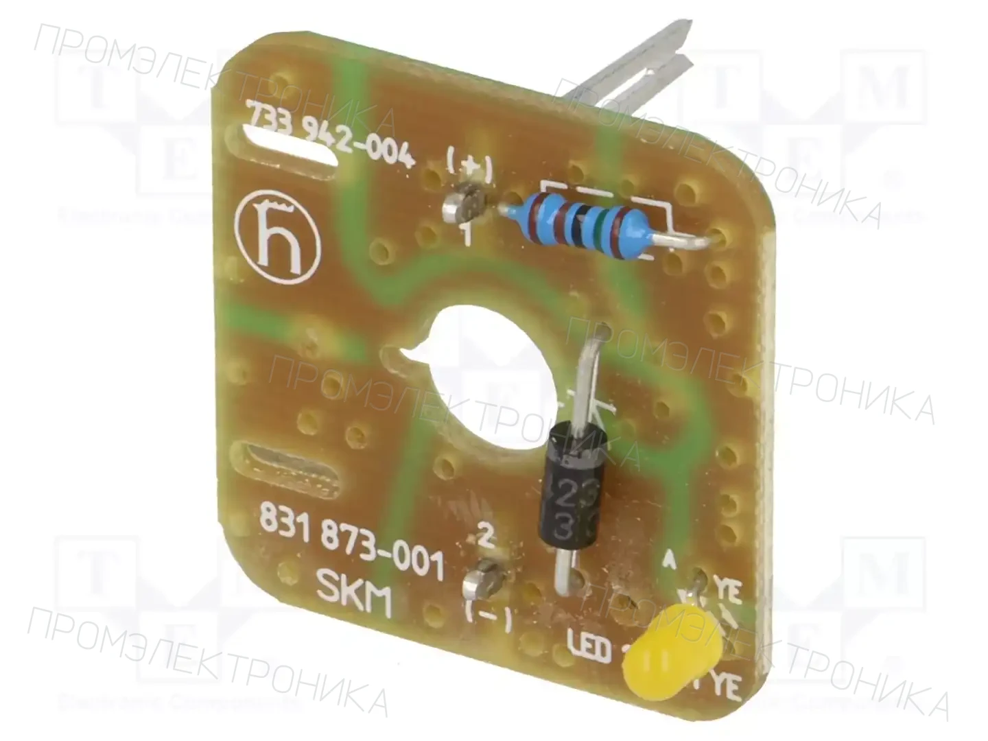 HIRSCHMANN 831873001 GDME LED 24 HH YE — Разъемы для запорных клапанов