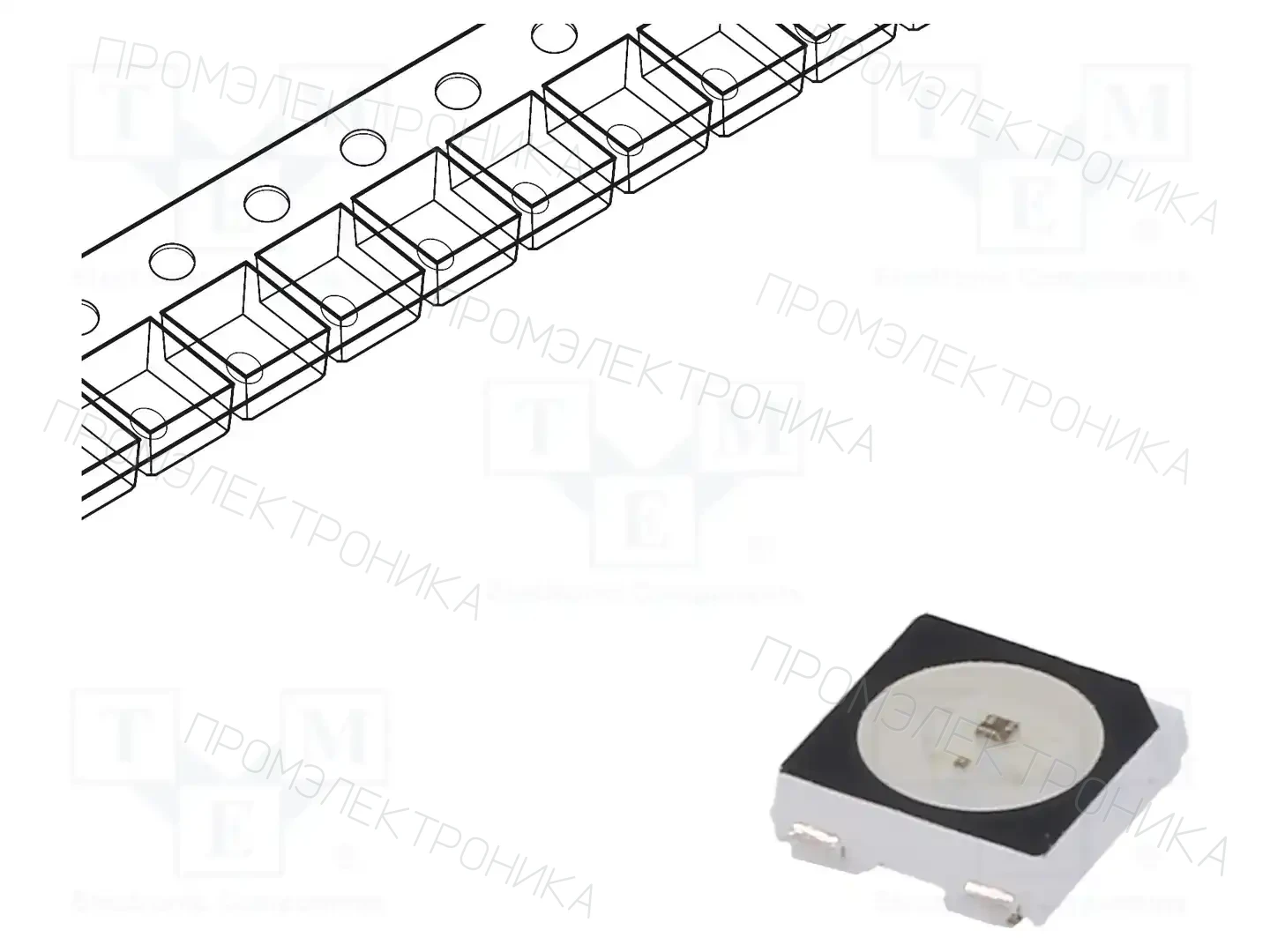 OPSCO Optoelectronics SK6812-B-002 — Светодиоды SMD цветные