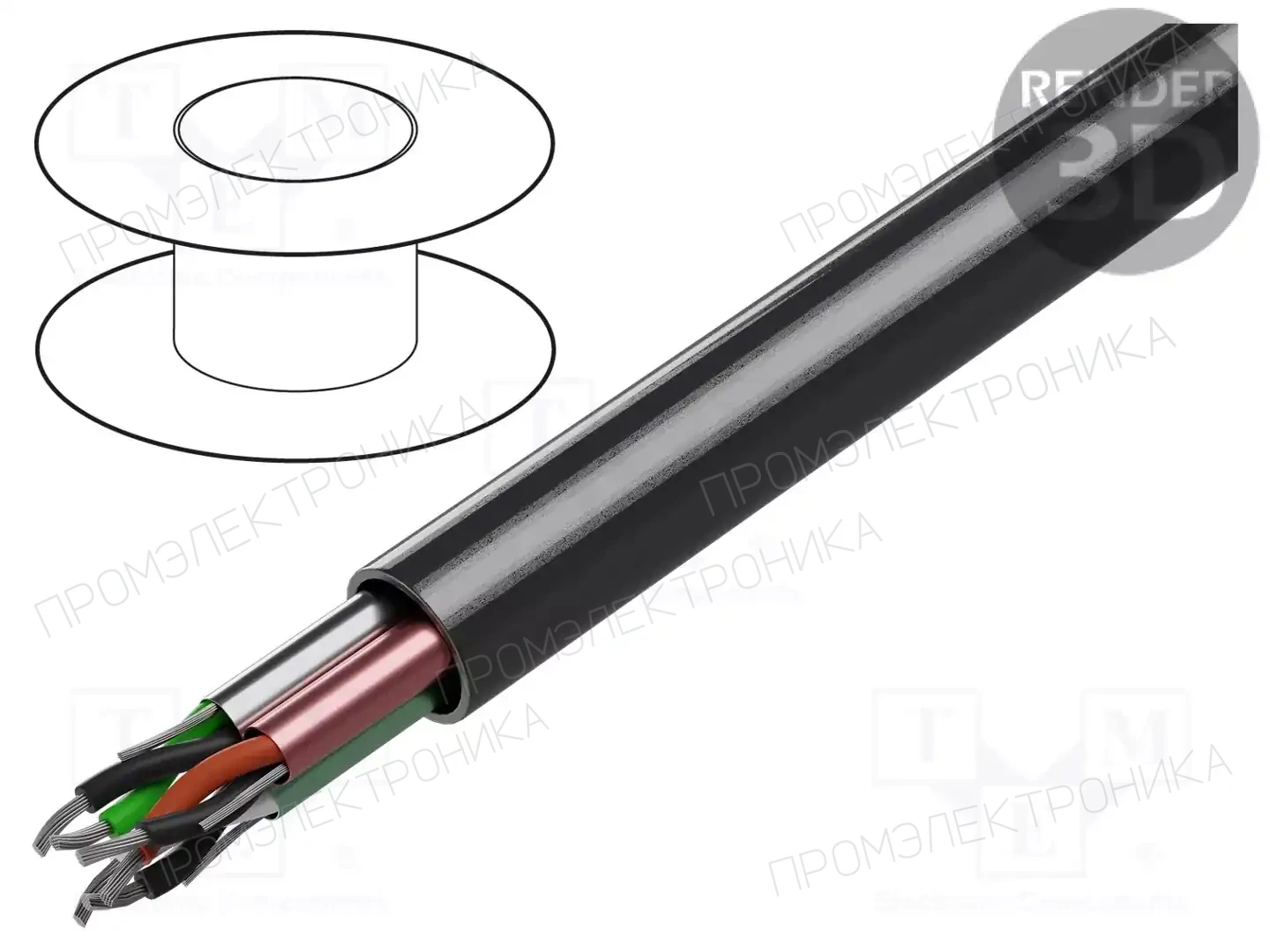 BELDEN 9773 060100 — Провода многожильные экранированные