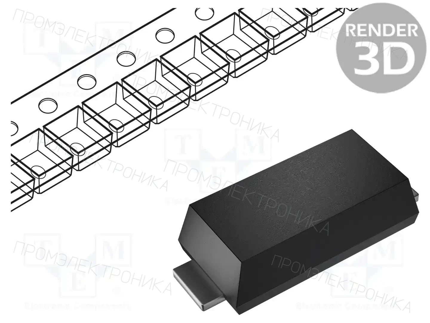 TAIWAN SEMICONDUCTOR SS23M — Диоды Шотки SMD