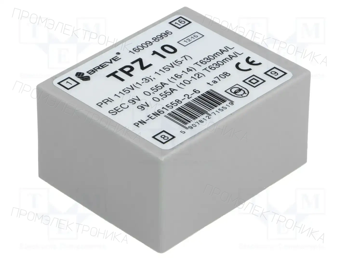 BREVE TUFVASSONS 16009-8996 — Трансформаторы PCB