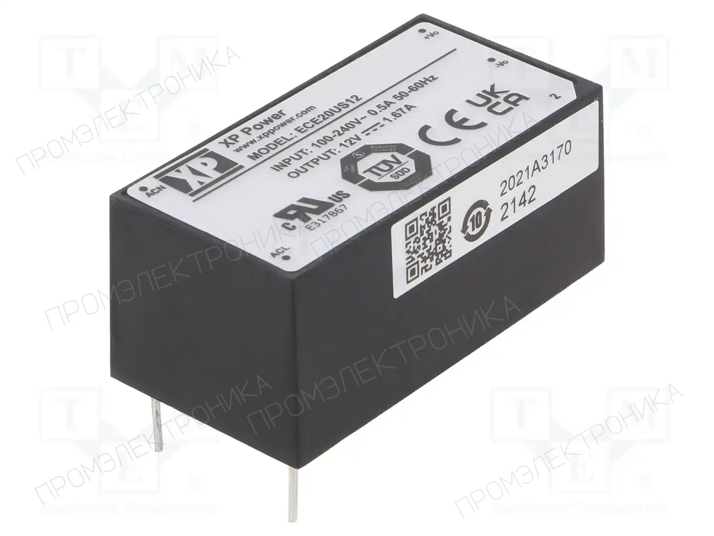 XP POWER ECE20US12 — Преобразователи AC/DC для PCB