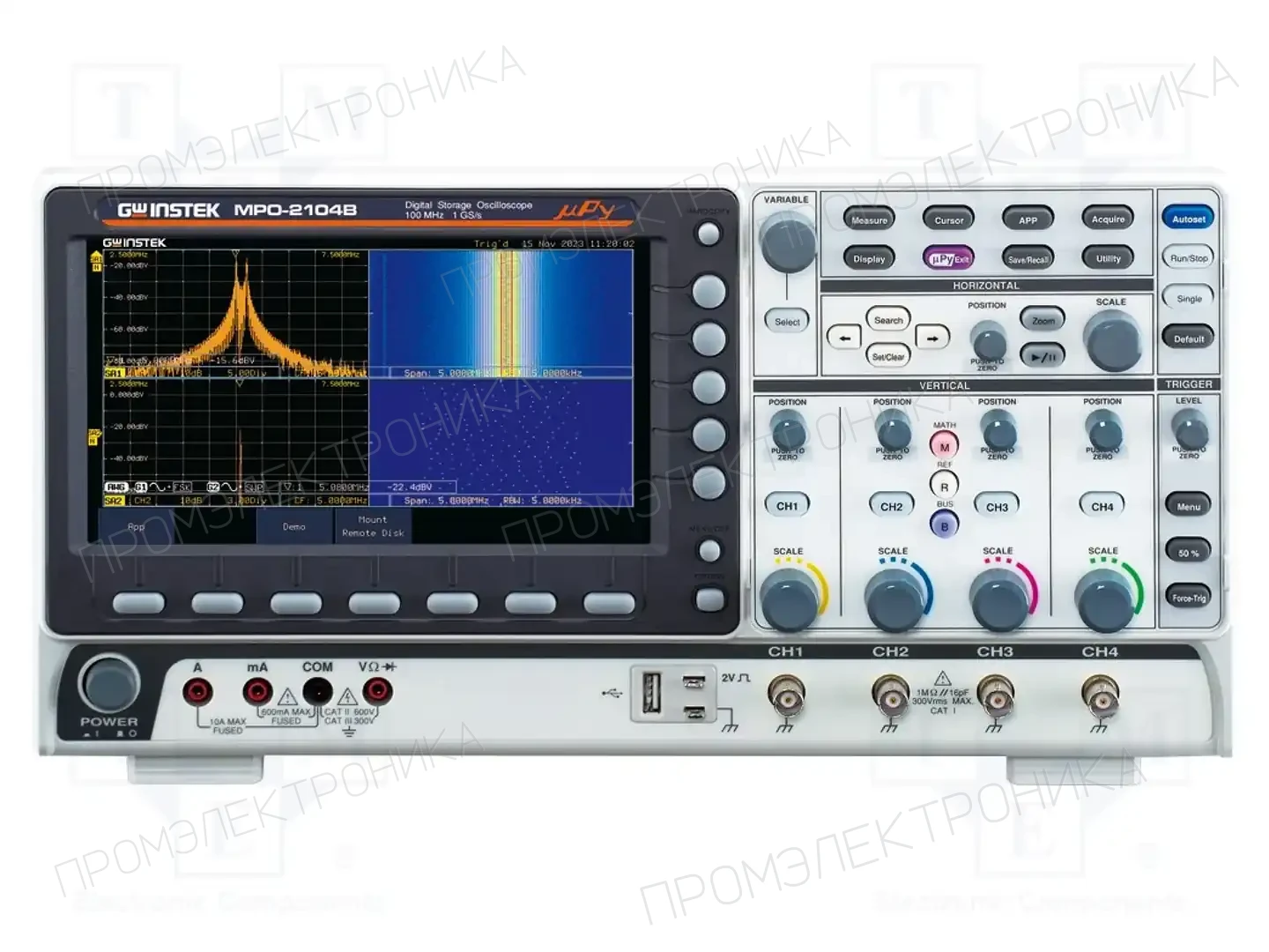 GW INSTEK MPO-2104B — Осциллоскопы цифровые