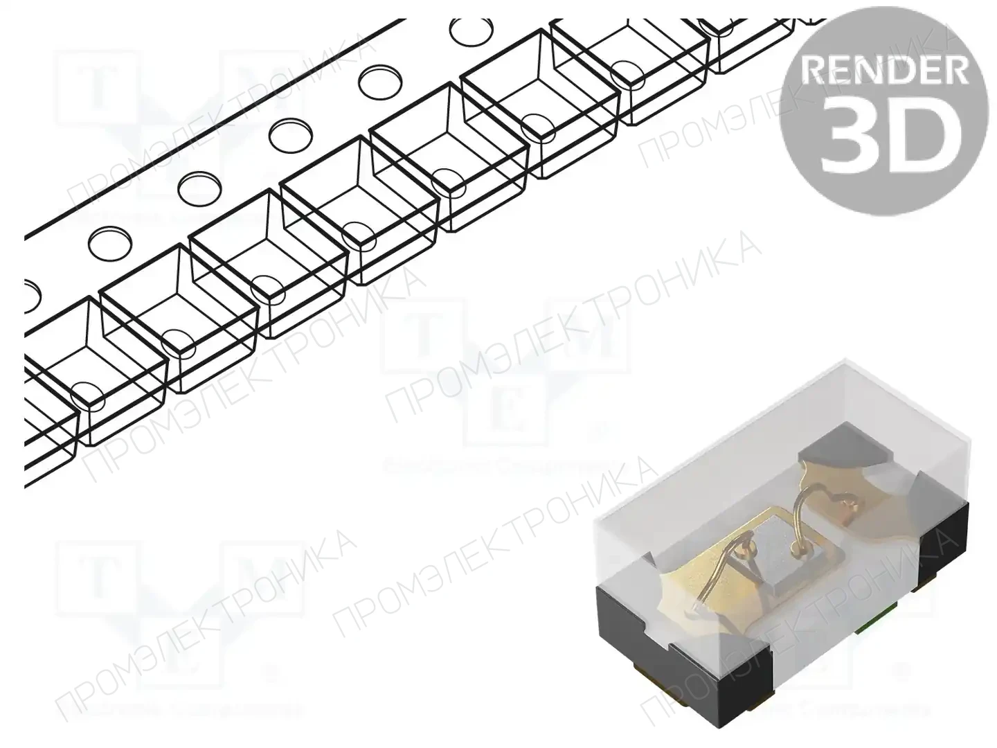 EVERLIGHT 16-213/GHC-YN2Q1QY/3T — Светодиоды SMD цветные