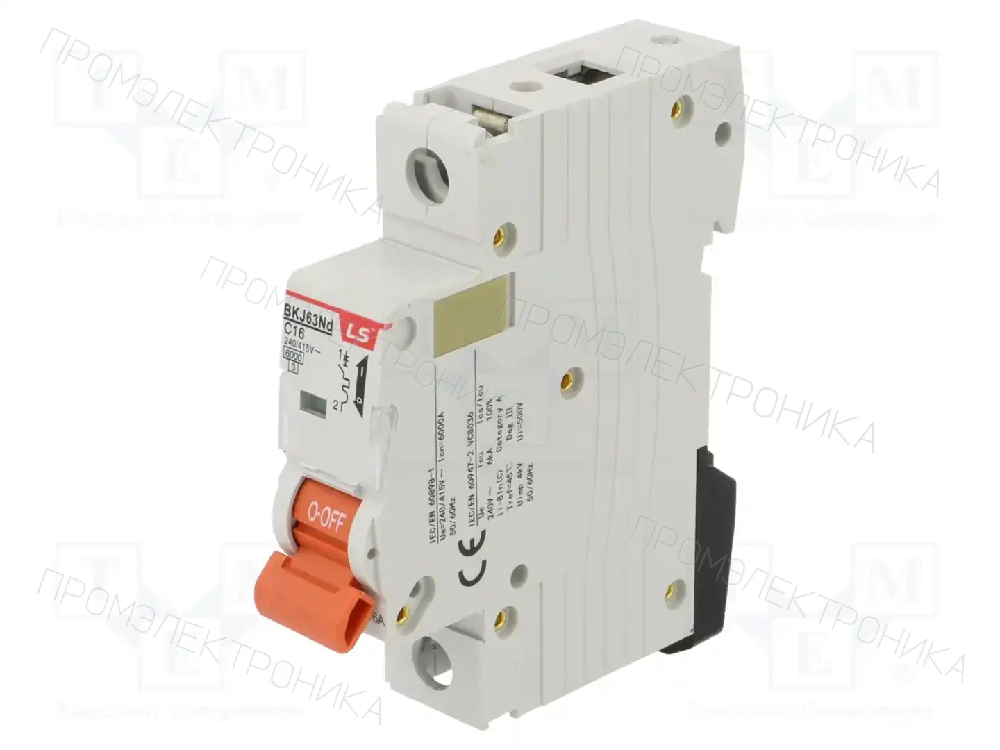LS ELECTRIC BKJ63ND 1P C16 — Выключатели максимального тока
