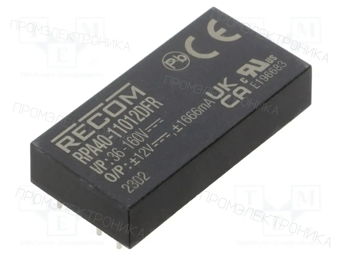 RECOM RPA40-11012DFR — Преобразователи DC/DC