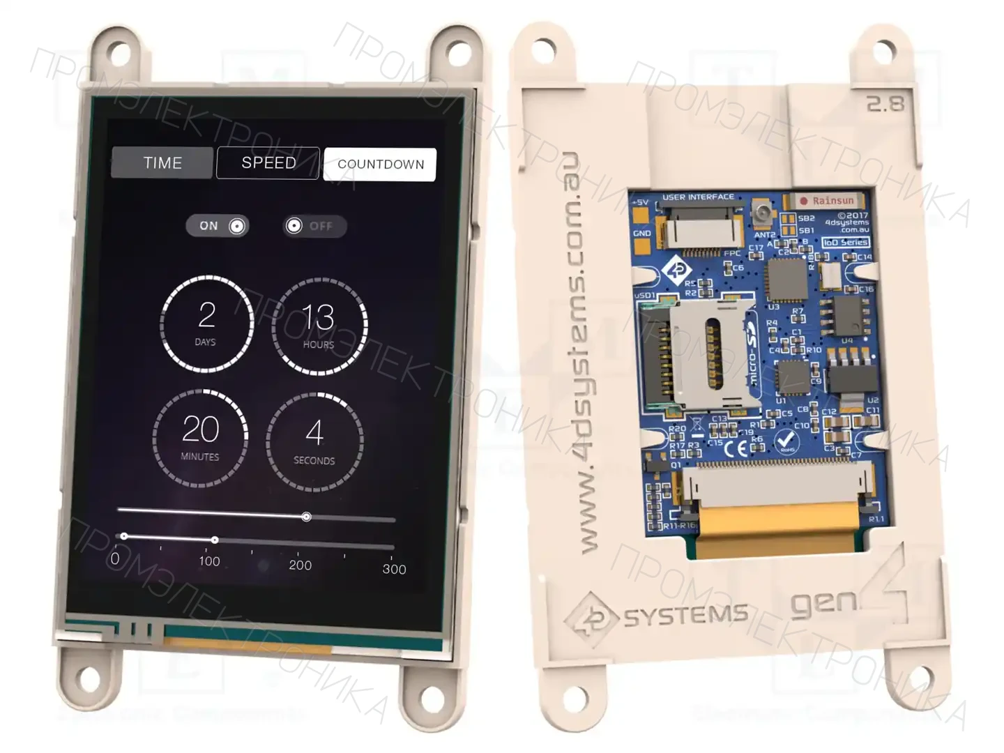 4D Systems GEN4-IOD-28T — Интеллигентные дисплеи