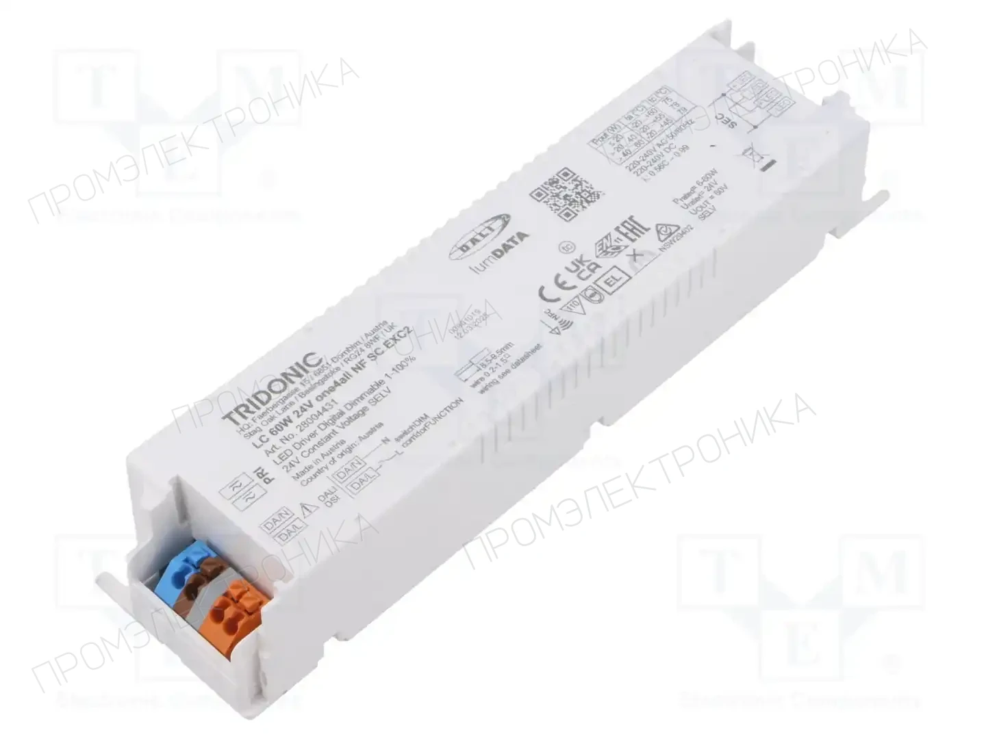 TRIDONIC LC 60W 24V O4A NF SC EXC2 — Блоки питания для LED