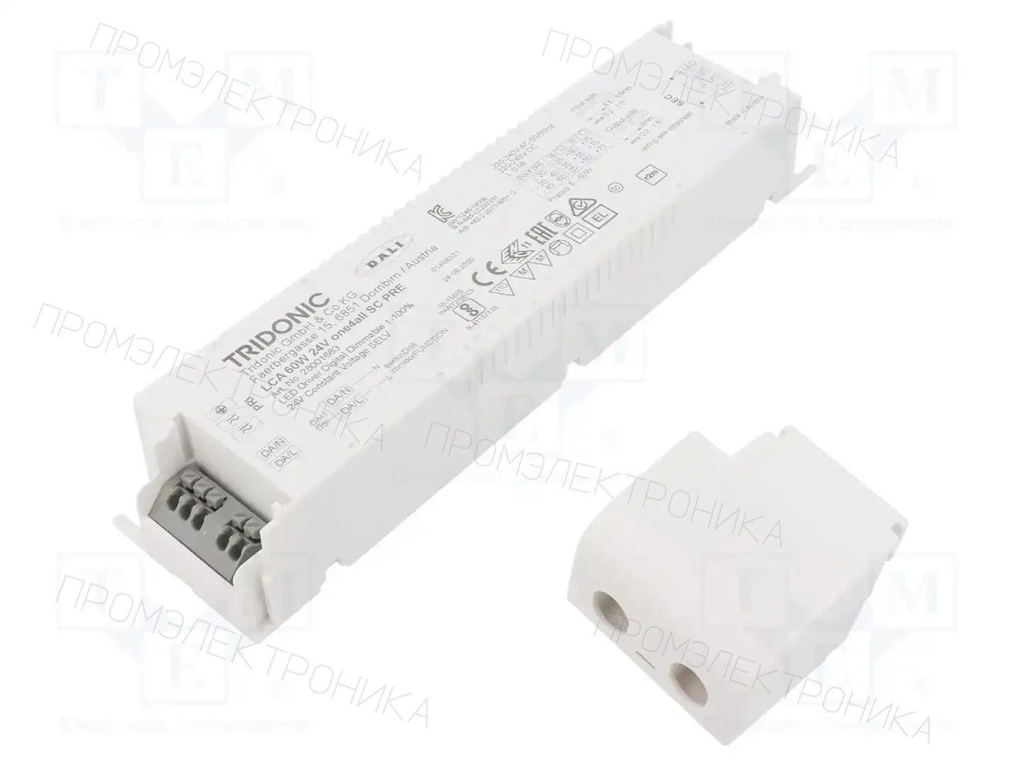 TRIDONIC LCA 60W 24V ONE4ALL SC PRE — Блоки питания для LED