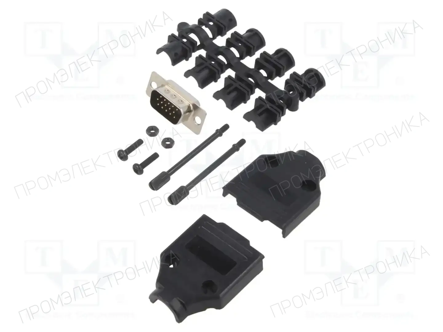 MH CONNECTORS MHDTPPK9HD15MSK — Штекеры и гнезда D-Sub