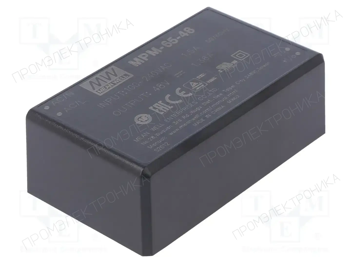 MEAN WELL MPM-65-48 — Преобразователи AC/DC для PCB