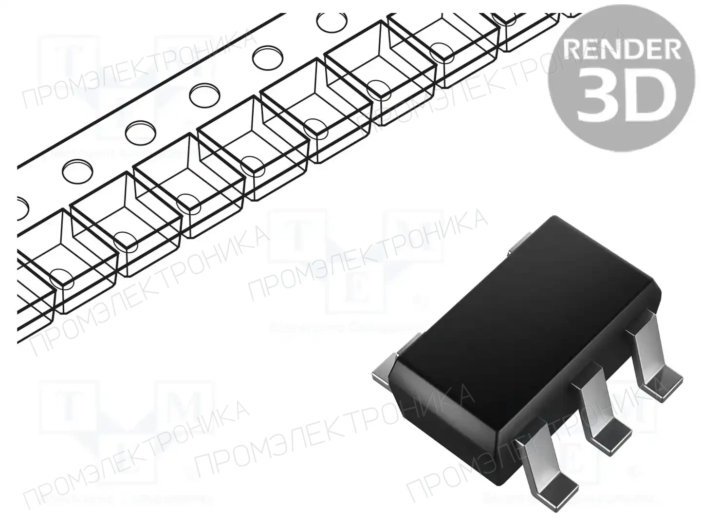 Texas Instruments OPA991IDBVR — Операционные усилители SMD