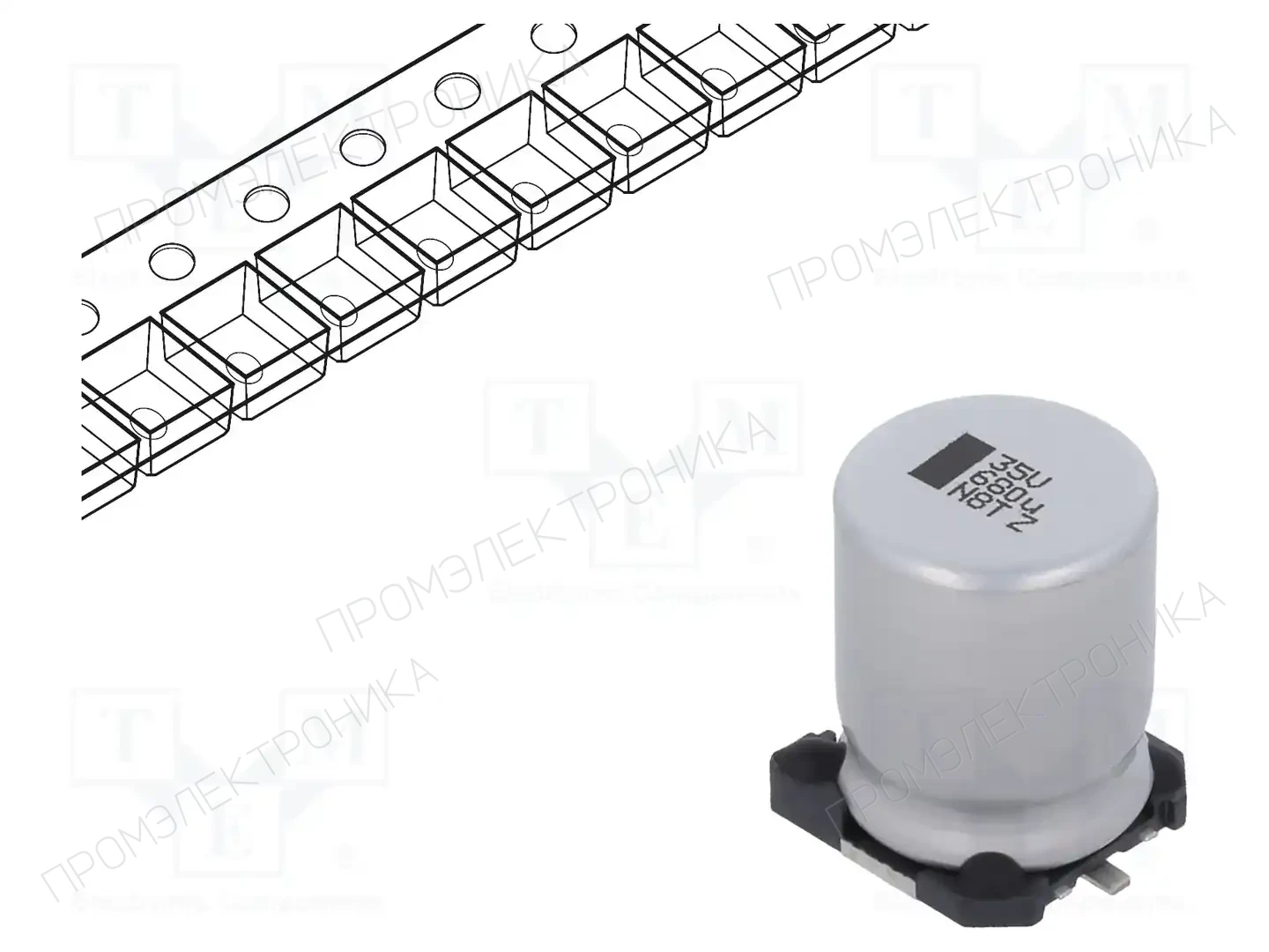 VISHAY MAL215099013E3 — Конденсаторы электролитические SMD