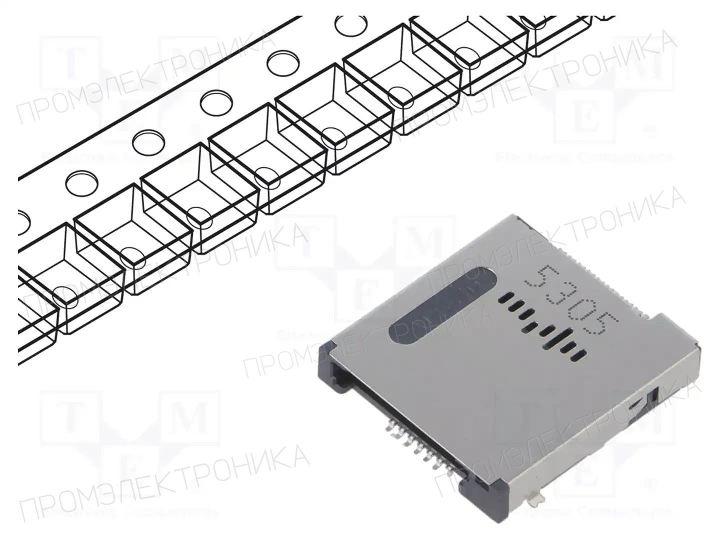 ATTEND 115U-B210 — Разъeмы для карт