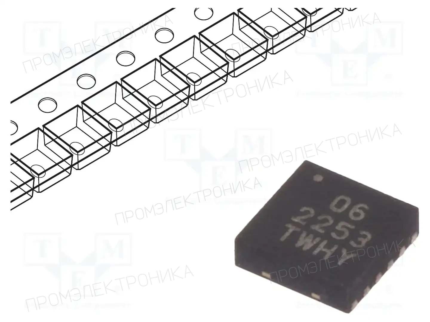 Microchip Technology MIC2253-06YML-TR — Регуляторы напряжения - микросхемы DC/DC
