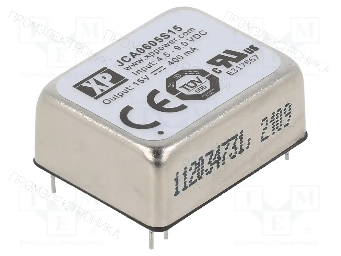 XP POWER JCA0605S15 — Преобразователи DC/DC
