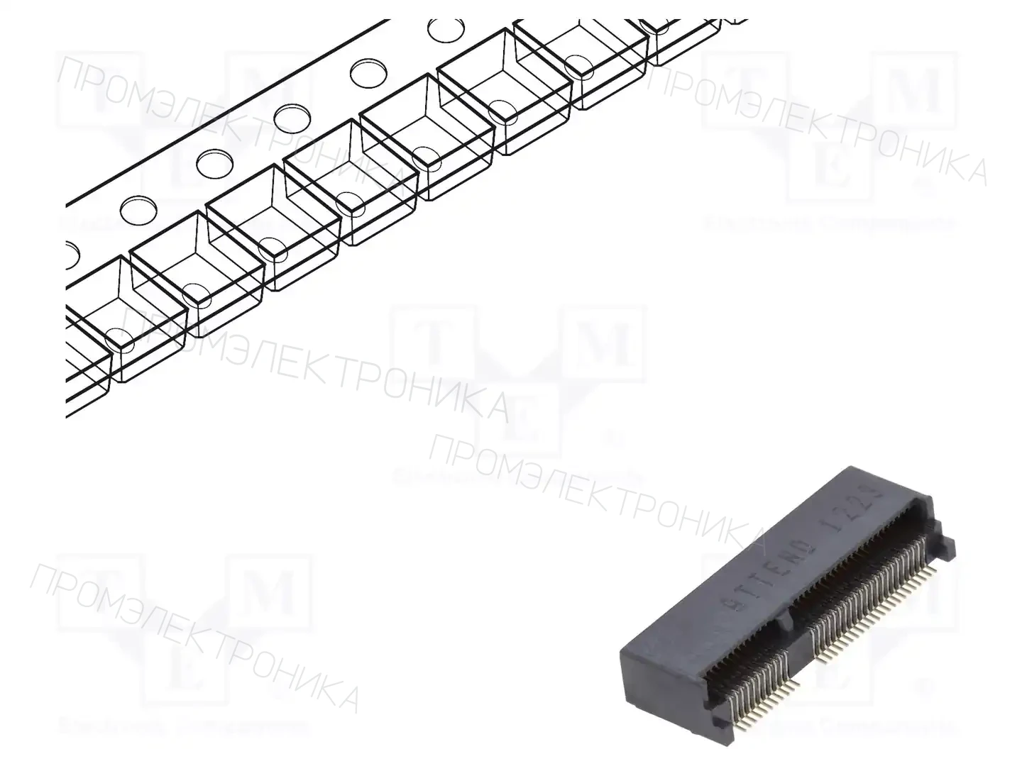 ATTEND 123A-40E00 — Разъeмы для карт