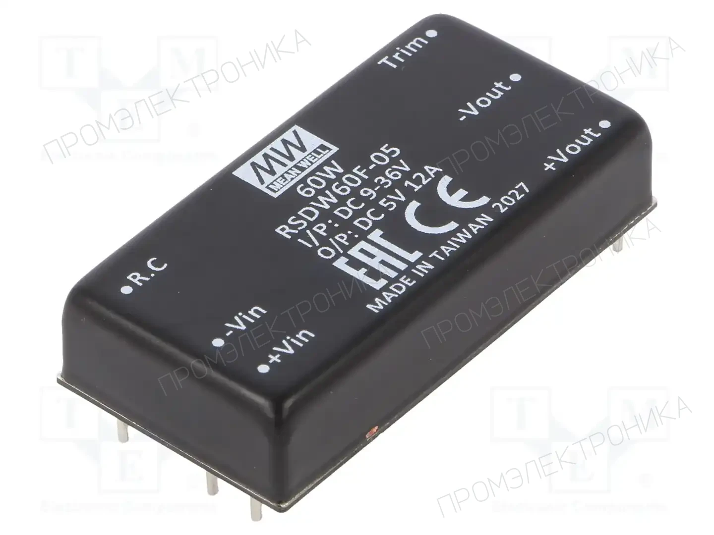 MEAN WELL RSDW60F-05 — Преобразователи DC/DC