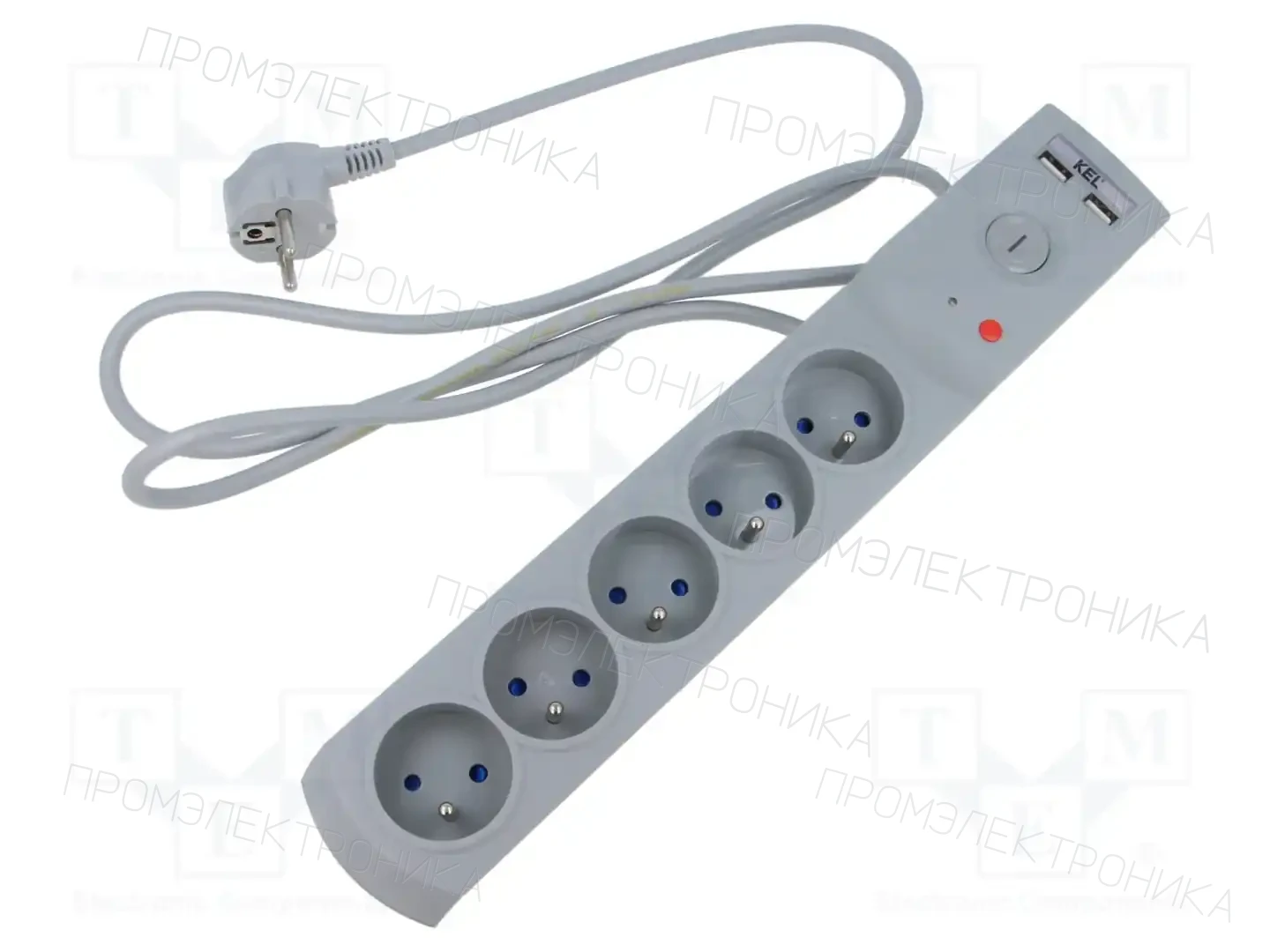 KEL AX5/PRO/USB/5M/SZARY — Планки защиты от перенапряжения