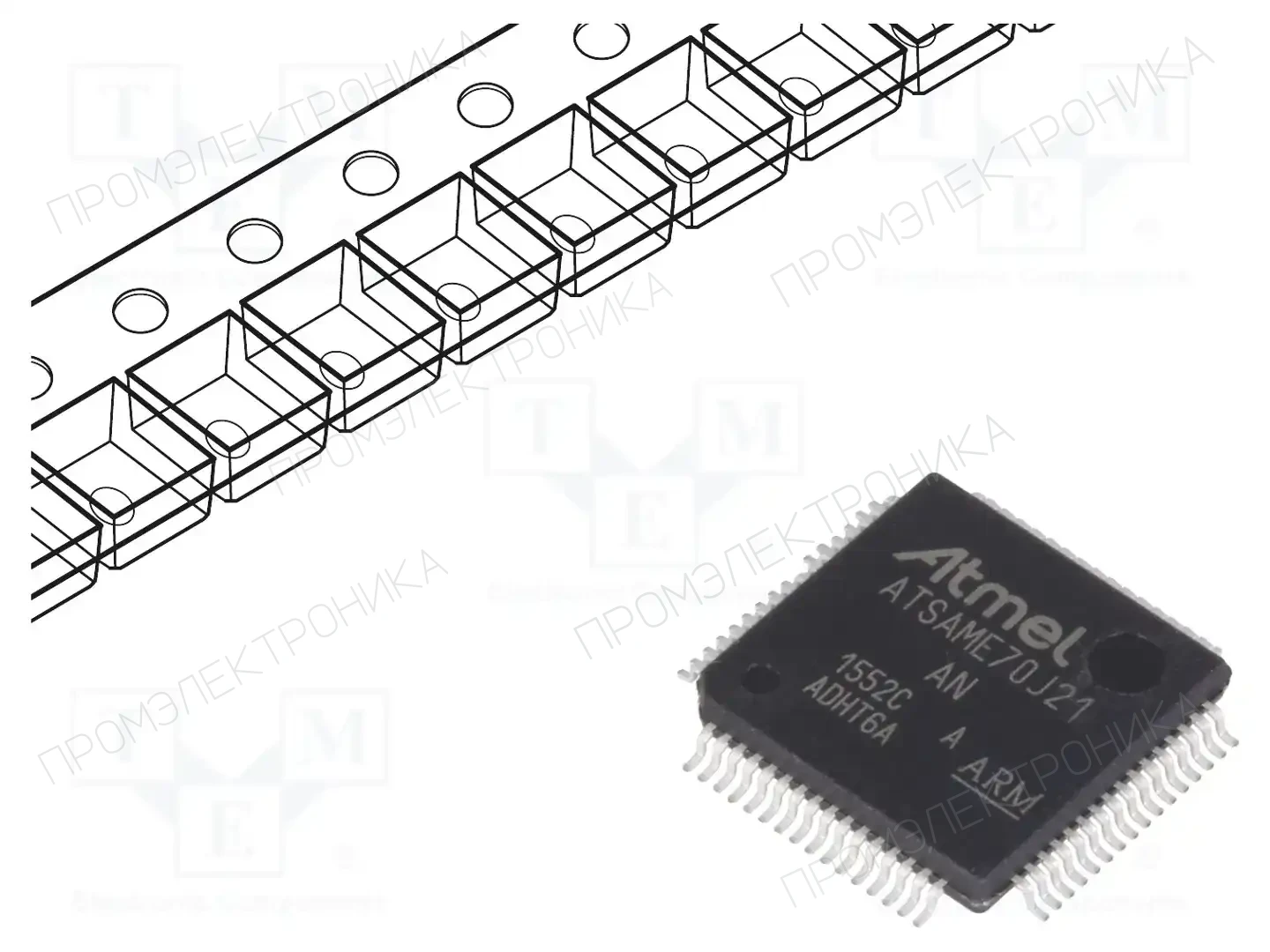 Microchip Technology ATSAME70J21A-AN — Линейка ARM 32-bit