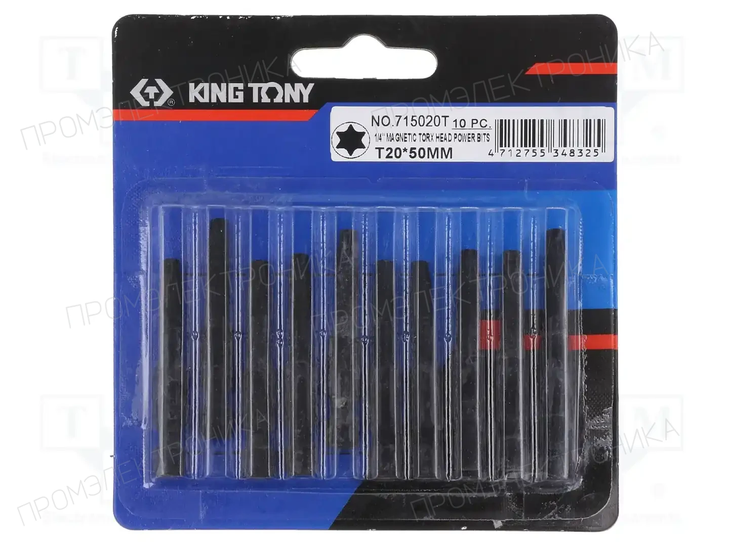 KING TONY 715020T — Наконечники для отверток