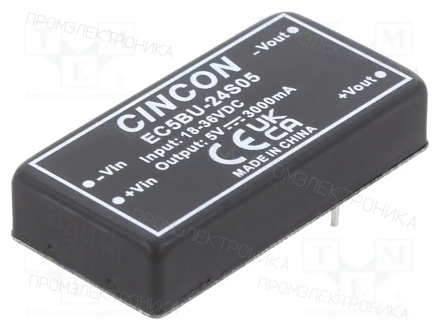 CINCON EC5BU-24S05 — Преобразователи DC/DC