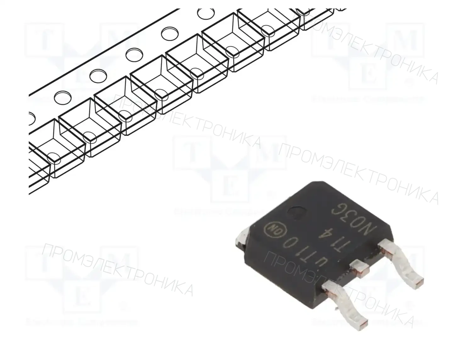 onsemi NTD14N03RT4G — Транзисторы с каналом N SMD