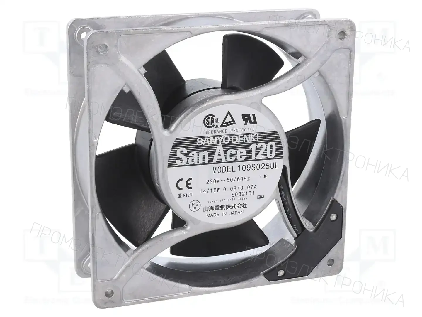 SANYO DENKI 109S025UL — Вентиляторы AC 230V