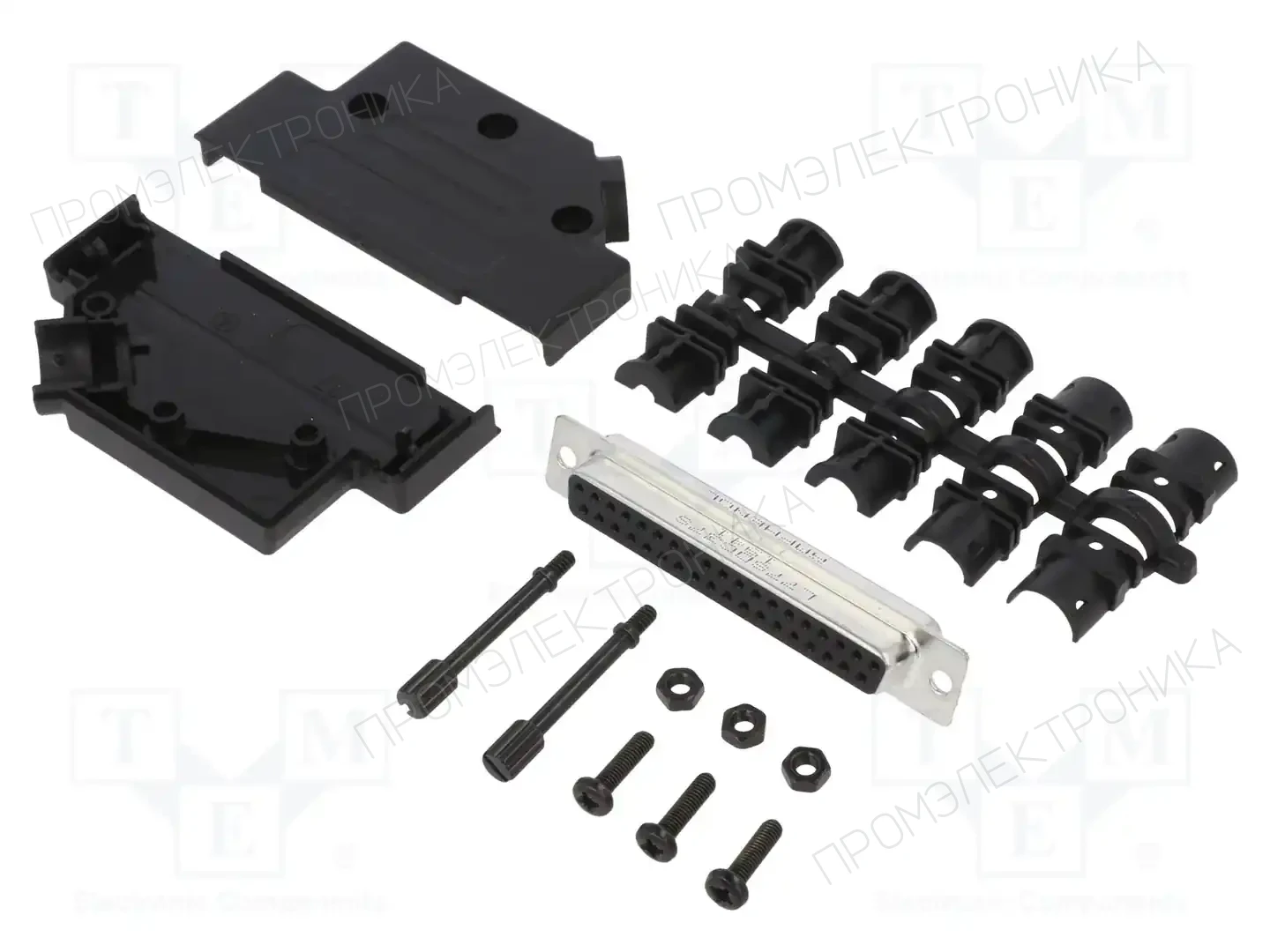 AMPHENOL COMMUNICATIONS SOLUTIONS L17D45PK-P-37+L77SDC37S — Комплектные штекеры D-Sub