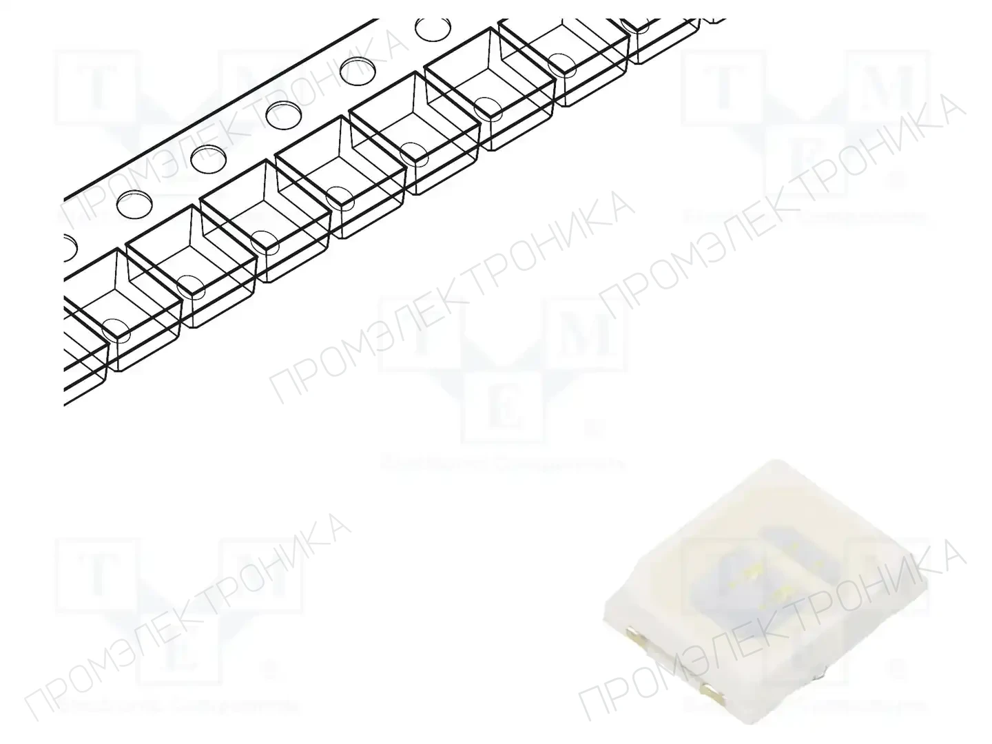 FORYARD FYLS-2835PGC-0.2W — Светодиоды SMD цветные