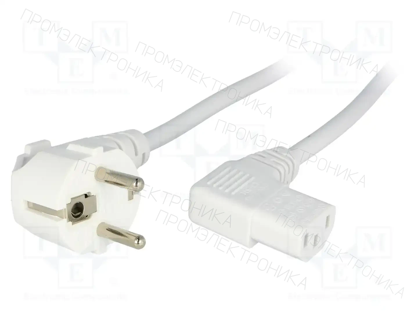 LIAN DUNG LT322+511 H05VV-F 3X1.0 2.5M WHT — Кабели питания компьютерные и универс