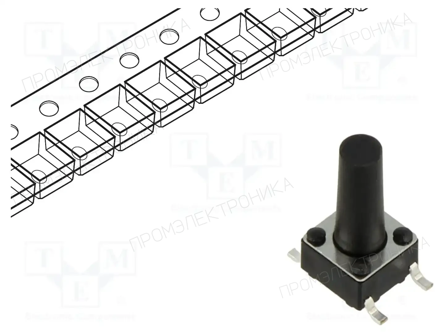 CONNFLY DS1042-03-111KKR16010 — Микропереключатели TACT