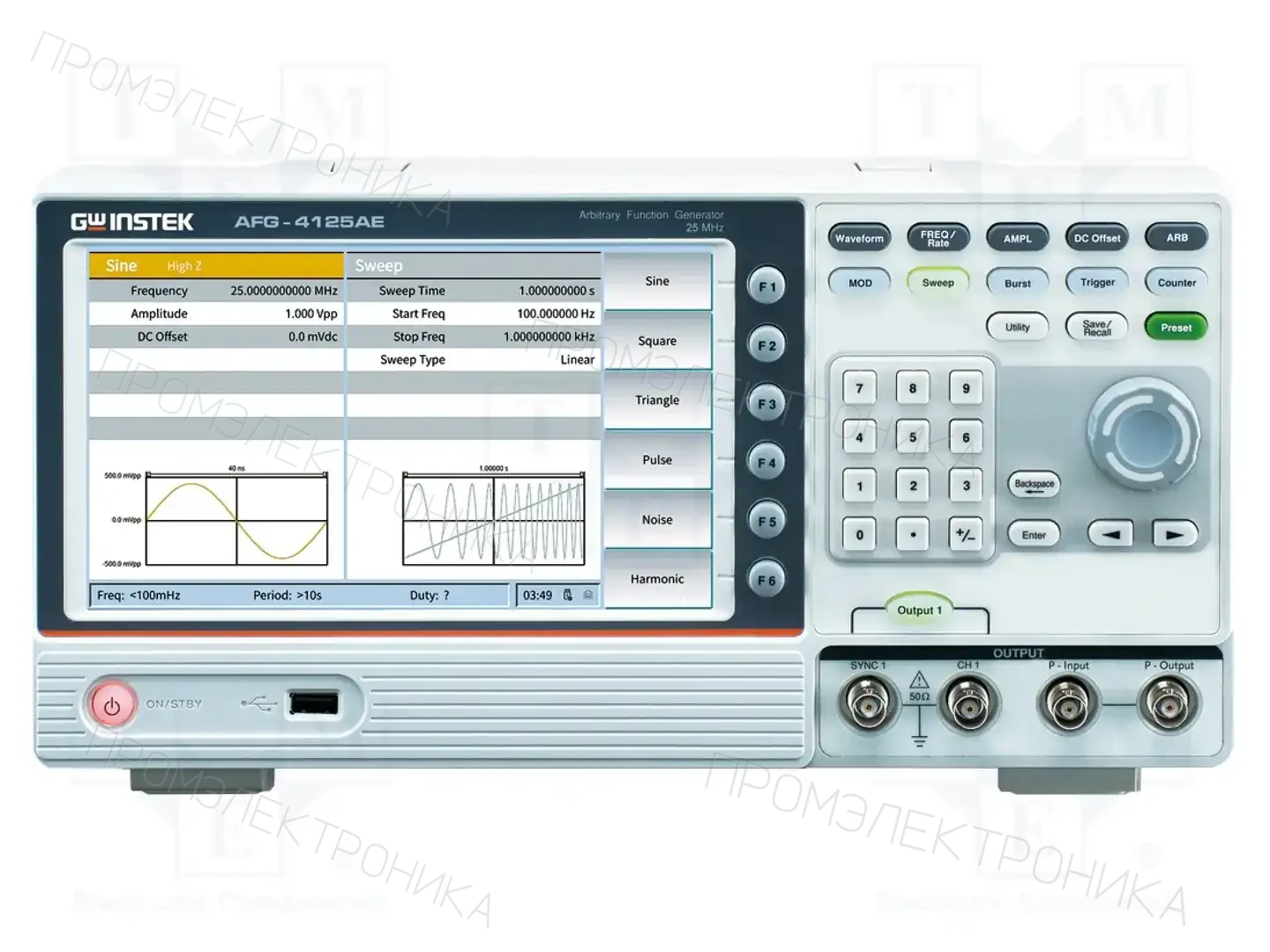 GW INSTEK 03LLAF4125AS — Генераторы и измерители частоты