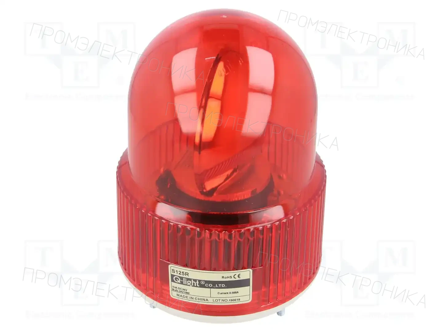 QLIGHT S125R-24-R — Сигнализаторы световые