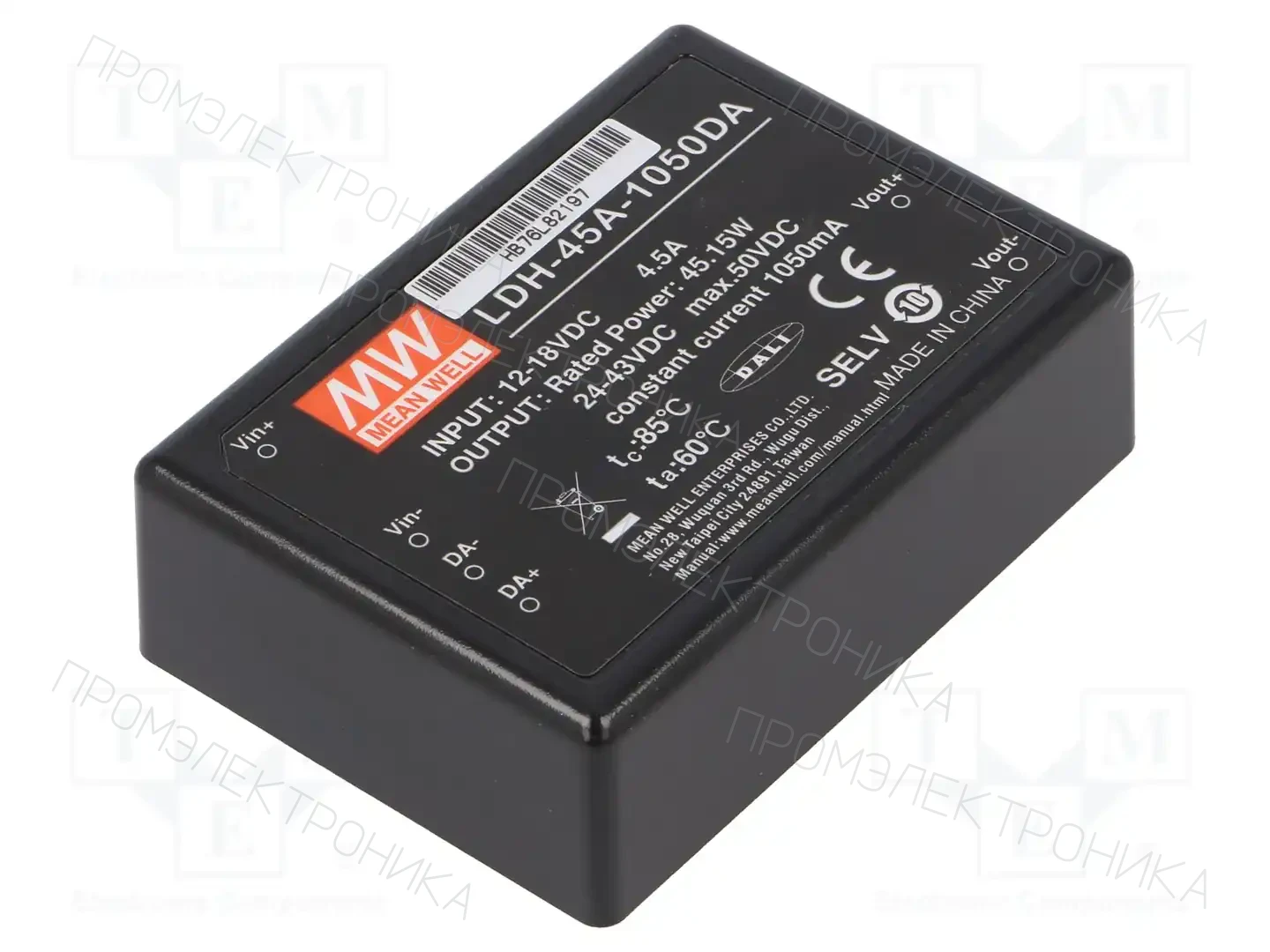 MEAN WELL LDH-45A-1050DA — Преобразователи DC/DC