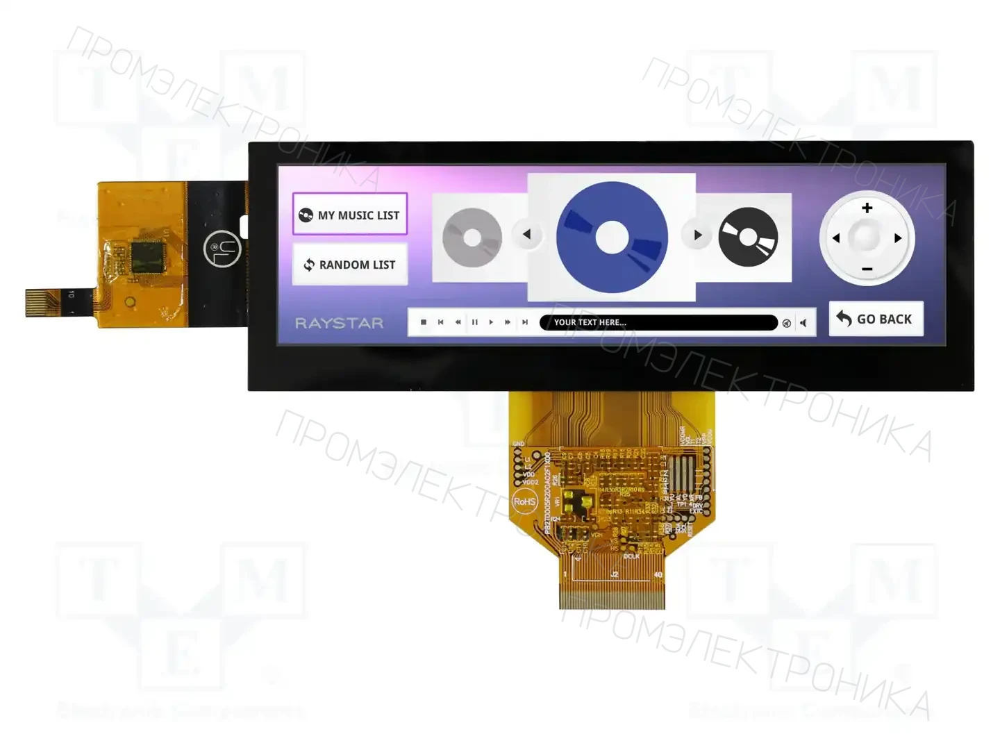 RAYSTAR OPTRONICS RFS520A-AZW-DNG — Дисплеи TFT